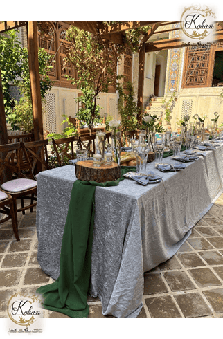 میز پذیرایی مراسم عقد